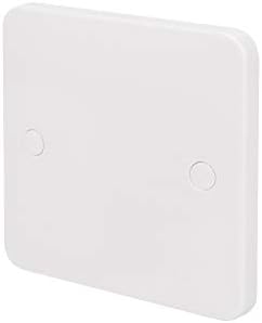 Schneider Electric Lisse White Moulded - Single Blank Plate, GGBL8010S, White