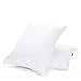 JA COMFORTS Duck Feather Down Bed Pillows for Sleeping(2 Packs)-King(20IN×36IN),High Filling Weight,600 Thread Count,Double-Layer Downproof Fabric Design,10% Duck Down,Cotton Cover,White