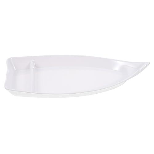 Plato para sushi forma de bote estilo japonés Ipetboom miniatura 1