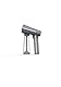 STEAMONE SN200GG Reise-Dampfglätter S-Nomad, hellgrau, Metall, Travel-Size