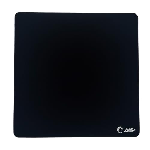 Tapis de souris noir doux 490x490 mm pour bureau