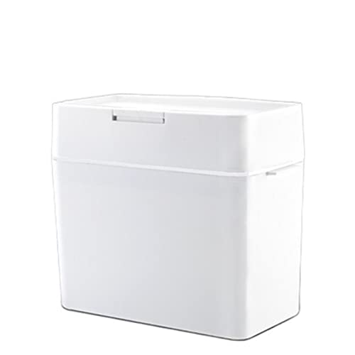 Caneca de basura cuadrada multiusos con tapa automática