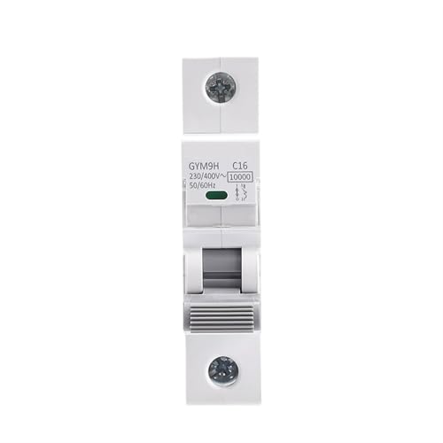MCB 63A disjoncteur 1P 10KA courbe C module de protection électrique sur rail Din 230V GYM9H