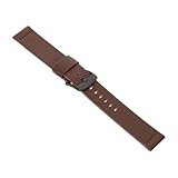 VILLCASE Correa de Reloj de Piel de Vacuno 20 MM, Reemplazo Duradero y Cómodo para Hombres y Mujeres en Ocasiones Formales