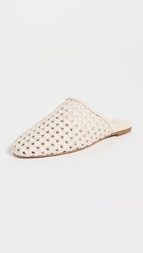 Larroudé Women's Venice Macrame Flat Mules2