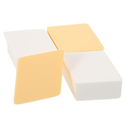 PartyKindom 4Pcs Heart Shaped Makeup Sponges Reusable Facial for Wet Dry Use for Foundation Contouring present for Birthdays Special Occasions