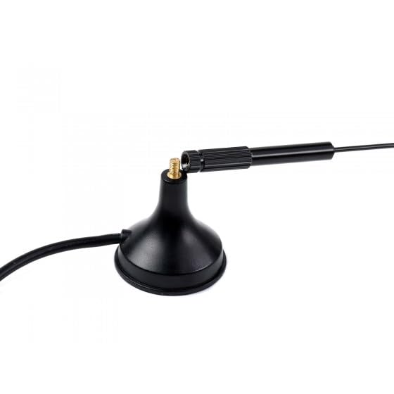 Image of GSM 2dBi /3dBi Magnetic Base Antenna with SMA Connector | 900 /1800MHz External Antenna | 3M RG174 Cable | Compatible with SIM800 SIM900 GSM Modules, GPS Tracker, IoT Devices