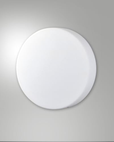 Plafonnier LED Graff 18W en blanc et verre soufflé - 2