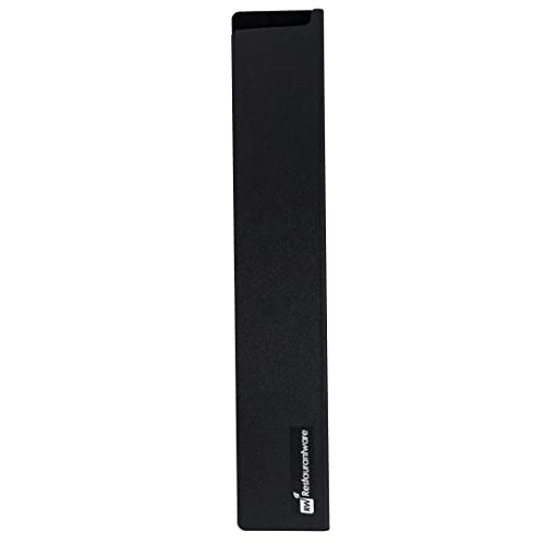 Restaurantware Sensei 12 X 2 Inch Knife Sleeve, 1 Bpa-Free Knife Protector - Fits Chef Knife, Felt Lining, Black Plastic Knife Blade Guard, Durable, Cut-Proof #TOP1