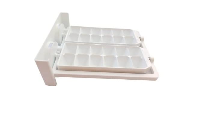 Image of Movable Twister Ice Tray Compatible with Whirlpool Proton Refrigerators Ice Cube Tray Match & Buy Fridge Door Shelf