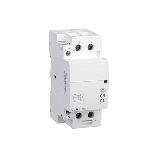 Contacteur AC modulaire 63A résistant aux surchauffes pour réseau 230V