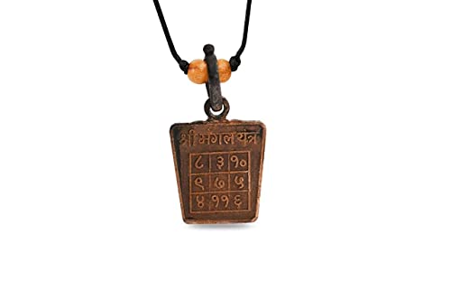 Mangal Yantra Locket Rudra Centre de cobre para proteccion