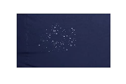 Image of The Furnishing Tree Mattress Protector /Waterproof Bedsheet Size WxL 36x75 inches Set of Two for Double Bed Polyester Blue