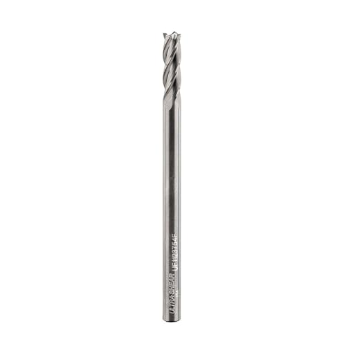 Image of 1 /8 Inch End Mill, 1 /8CD, 1 /8SH, 3 /8CL, 4 Flute, Solid Carbide, USA Made CNC Cutting Bits for Roughing & Finishing - Square End - UF1123754F