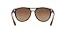 Ray-Ban Men's RB4170 Brad Round Sunglasses, Rubberized Havana, 58 mm