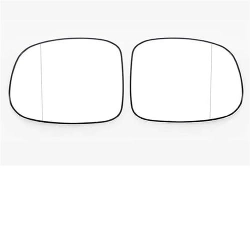 反転ミラー 車用バックミラー ドアウィングガラス に適合するクラウン 2010 2011 2012 2013 2014年式 左右 ヒーター付きバックミラーレンズ(左右)