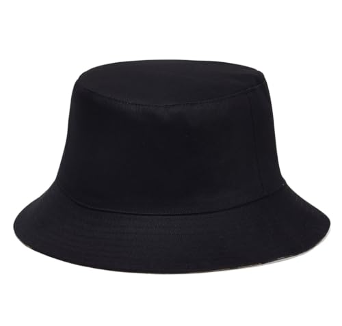 Image of Quanhaigou Bucket Hat for Men Women,Packable Reversible Printed Sun Hats,Fisherman Outdoor Summer Travel Hiking Beach Caps
