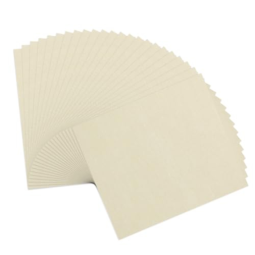 Papier de mûrier A4 de bricolage en fibre de bois beige pour scrapbooking et écriture manuelle