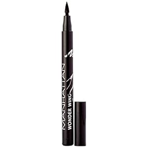 Manhattan Wonder Wing Eyeliner & Stamp, Schwarzer Stempel Eyeliner für einen Idealen symmetrischen Lidstrich, Farbe Black 001, 1 x 1.6ml