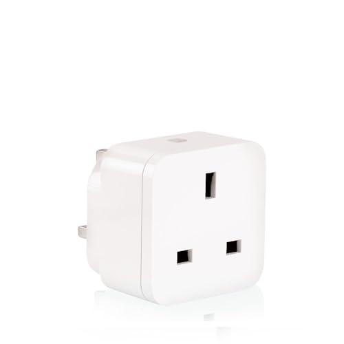 Aurora AOne Zigbee 13A Plug-In Adaptor UK Smart Socket (ZigBee 3.0) With Power Monitoring, Works with Home Assistant Zigbee2MQTT / ZHA