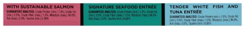 Sheba Perfect Portions Pate Wet Cat Food, Seafood Variety, 2.6 oz, 24 ct | Grain-free, made in USA, Sustainable Salmon, Signature Seafood & Whitefish Tuna, no artificial flavors, twin-pack trays