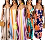 Image of SheKiss 2026 Women's Casual Summer Floral Long Maxi Dresses Floor Length Sleeveless Plus Size Sundresses