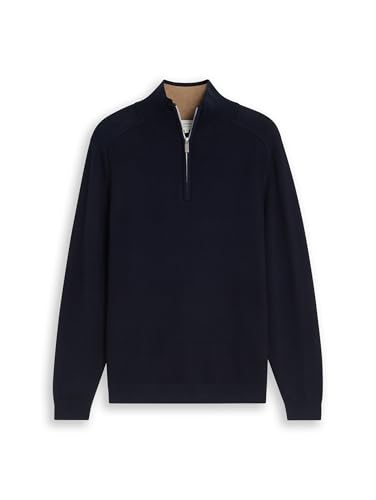 TOM TAILOR Herren Troyer Strickpullover – Ansicht 4