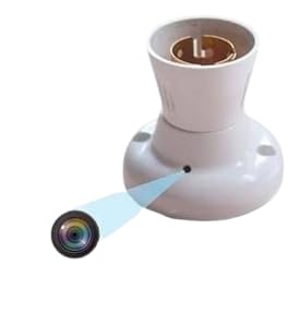 WiFi Hidden Camera Bulb Holder, HD 1080P, Motion Detection, Loop Record, Multi-User, Remote View-image-0