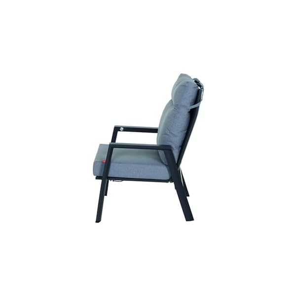 Patioco Loungesessel Valencia Anthrazit