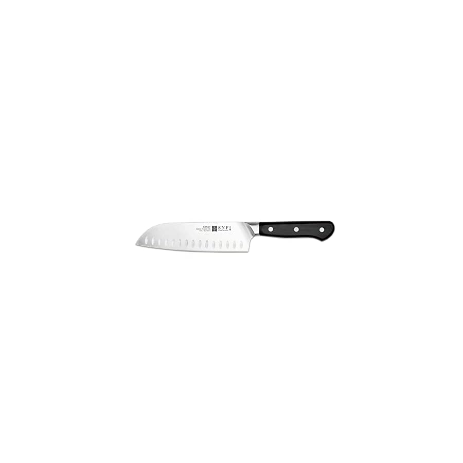 SNFSchneidteufel-Avant-7-Inch-Santoku-Knife-Made-with-German-Stainless-Steel-Kitchen-Blade-and-Ergonomic-Triple-Rivet-Classic-Handle-Design SNFSchneidteufel Avant Santoku Knife 7 inch Japanese Chef Knife Made with X50CrMoV15 Stainless Steel Kitchen Knife Set and Black Ergonomic Handle Design (Onyx Black)