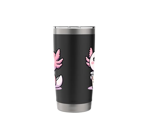 Axolotl Bubble Tea Boba Tea & Cute Anime Kawaii, filles et femmes Gobelet isotherme en acier inoxydable double paroi – vue 4