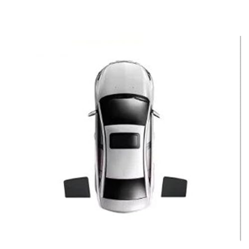 Parasol Coche Parasol Magnético para Ventana Coche con Aislamiento Térmico para Nissan Qashqai J11 para Rogue Sport 2014-2021 Accesorios Anti-UV(2PCS Triangular)