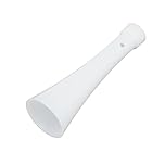 TUCKBOLD Car Cleaning Gun Cone for Tornador Grade Z-010 Z-014 Cleaning Gun Vortex Cone Car Blow Out Tool White Plastic Cone Car Detailing Interior Exterior Cleaning Trumpet Air Cleaning Gun