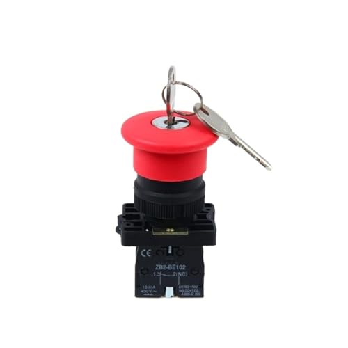 Interruptor de parada de emergencia XB2-ES142 boton rojo