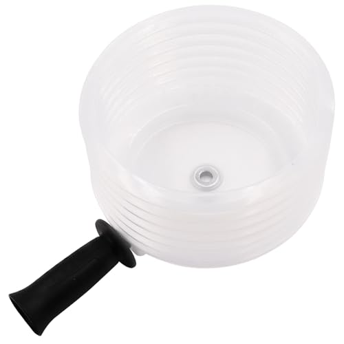Hole Saw Dust Bowl with Handle Drill Dust Collector Hole Saw Dusts Collector for Electric Pic Electric Hammer(Size:125mm)