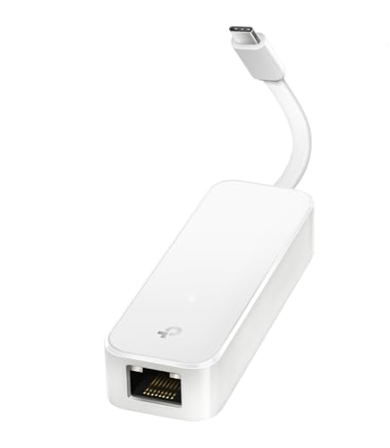 TP-Link USB C Ethernet Adapter 1000Mbps, USB C LAN Adapter Netzwerkadapter Kompatibel mit iPhone 17, iPad, MacBook, Windows, Galaxy S25, Faltbar und tragba (UE300C)