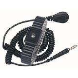 DESCO リストストラップ 伸縮性プレミアムメタル Mサイズ コード長さ 1.83m 4mm 09087