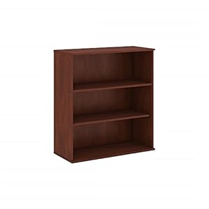 Bush Business Furniture BK4836HC 3 Shelf Bookcase, 48″, Hansen Cherry