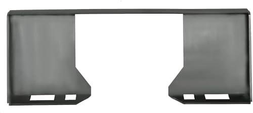 ECOTRIC 3/8 Thick Quick Tach Cut Out Mount Plate Steel Skid Steer Quick Tach Attachment Adapter Plate Compatible with Bobcat Kubota Tractors