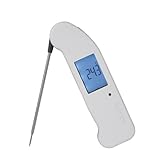 SuperFast Thermapen ONE Thermometer (WHITE) - Digital Instant Read Meat Thermometer for Kitchen, Food Cooking, Grill, BBQ, Smoker, Candy, Home Brewing, Coffee, and Oil Deep Frying