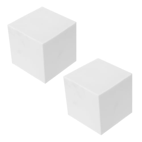 HOMSFOU 2Pcs Rubber Carving Blocks Special DIY Rubber Stamp Supplies for Crafting Bright Color for Art Projects Scrapbooking and Engraving