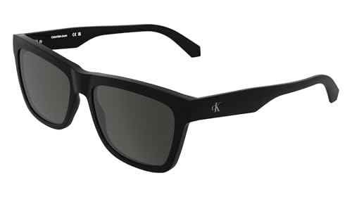Calvin Klein Jeans Men's Sunglasses CKJ25623S - Black with Solid Grey Lens