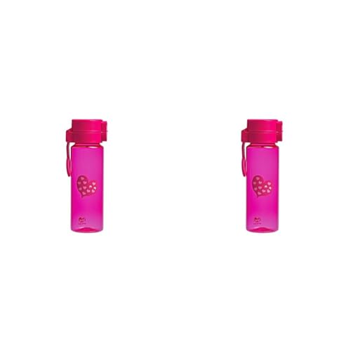Tinc Kids' Mallo Tribal Character Water Bottle, Pink, 500 ml (Pack of 2)