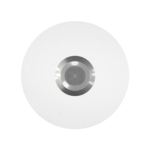 Louttary Luces de techo RGB Iluminación moderna e inteligente música control remoto altavoz Bluetooth decoración interior 26 cm fácil instalación