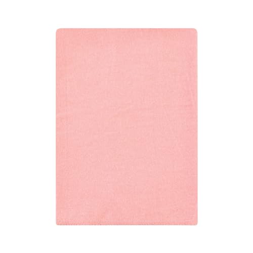 Image of Hudson Baby Unisex Baby Cotton Flannel Burp Cloths Bundle, Neutral Pink Floral, One Size