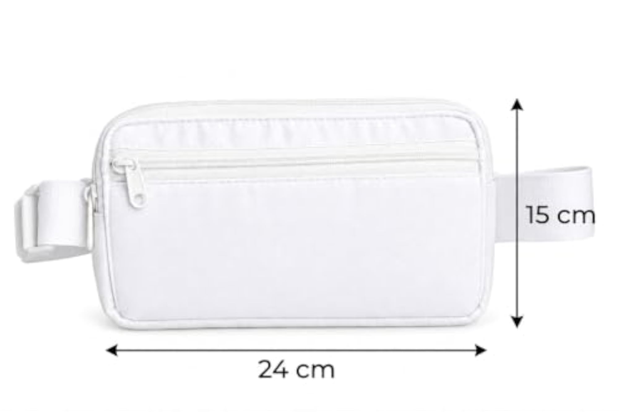 White Waist Bag for Hajj and Umrah, Travel Accessory