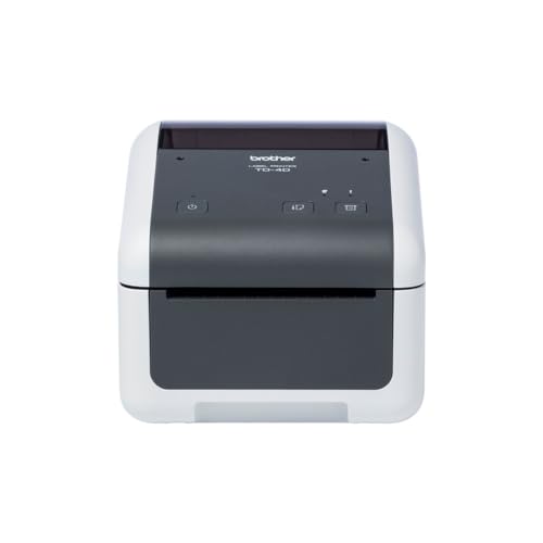 Brother TD-4420DN Imprimantes Professionnelles 4 Pouces pour Reçus et étiquettes | 203dpi | détection et Calibration Des médias | RS- 232C - USB - Ethernet