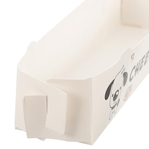 Caja para perritos calientes con papel antigrasa resistente de 100 unidades 4