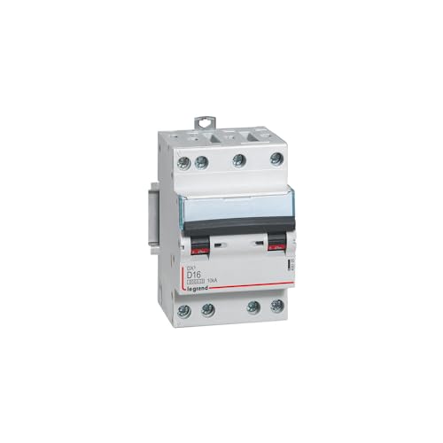 Disjoncteur tétrapolaire 16A Legrand DX3 pour protection moteur et pompe 4P