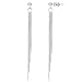 925 Sterling Silver Earrings for Women Dangle Tassel Threader Earring Long Dangling Sparkly Dangly Chain Chandelier Prom Elegant Dainty Dangle Earrings